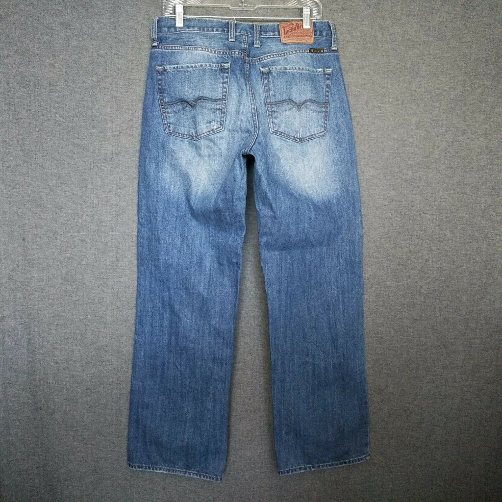 Lucky Brand Relaxed Straight Jeans 33 X 31